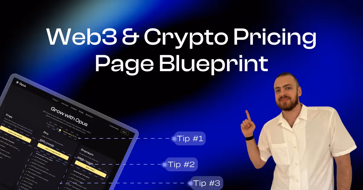 Web3 & Crypto Pricing Page Blueprint: 400% Increase in Lead Conversions