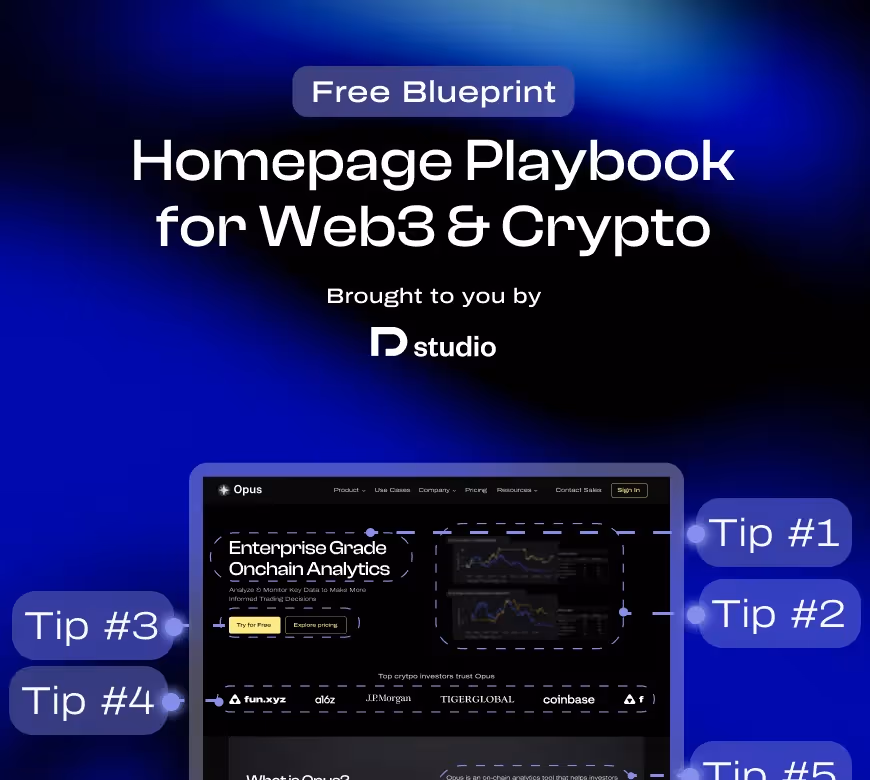 Homepage Playbook for Web3 & Crypto: The Guide to Boost your Homepage Conversions Rates