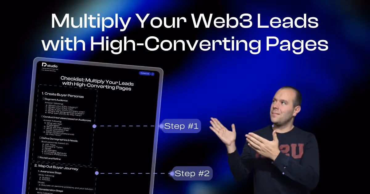 A Web3 Marketer's Playbook: Proven Strategies to Multiply Your Leads with High-Converting Pages