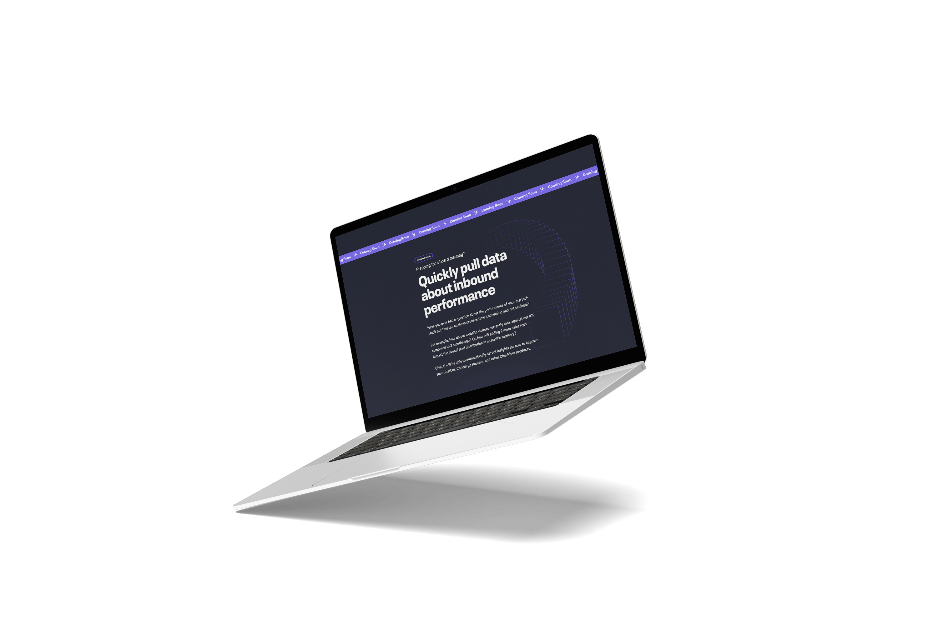  Mockup of Chili Piper website