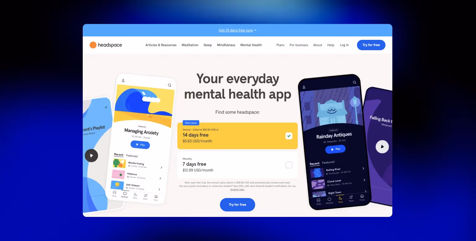 Headspace Business Website