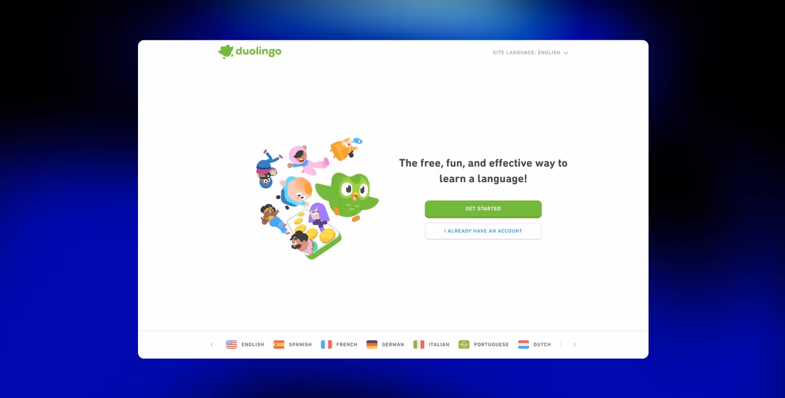 Duolingo: Forum Website