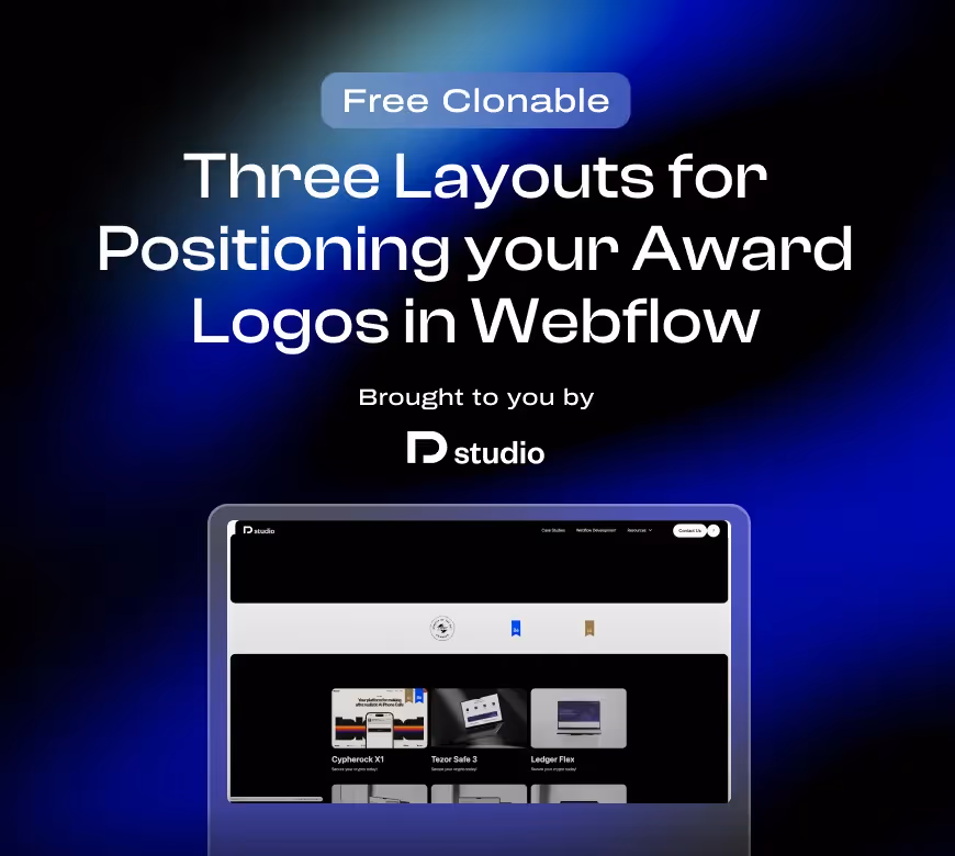 How to Add Award Logos to Your Webflow Website