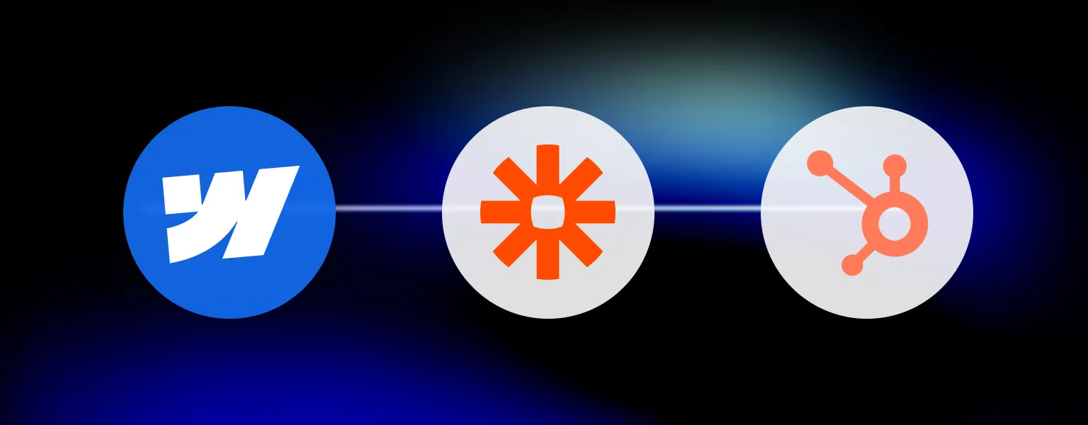 Webflow HubSpot Integration using Zapier