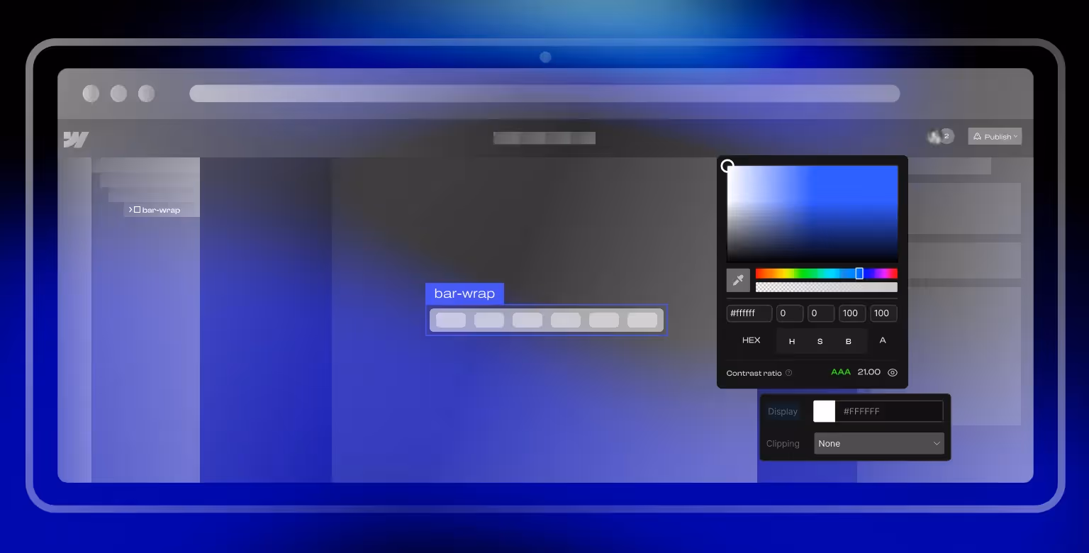 Webflow vs Semplice: Webflow's Designer Mode