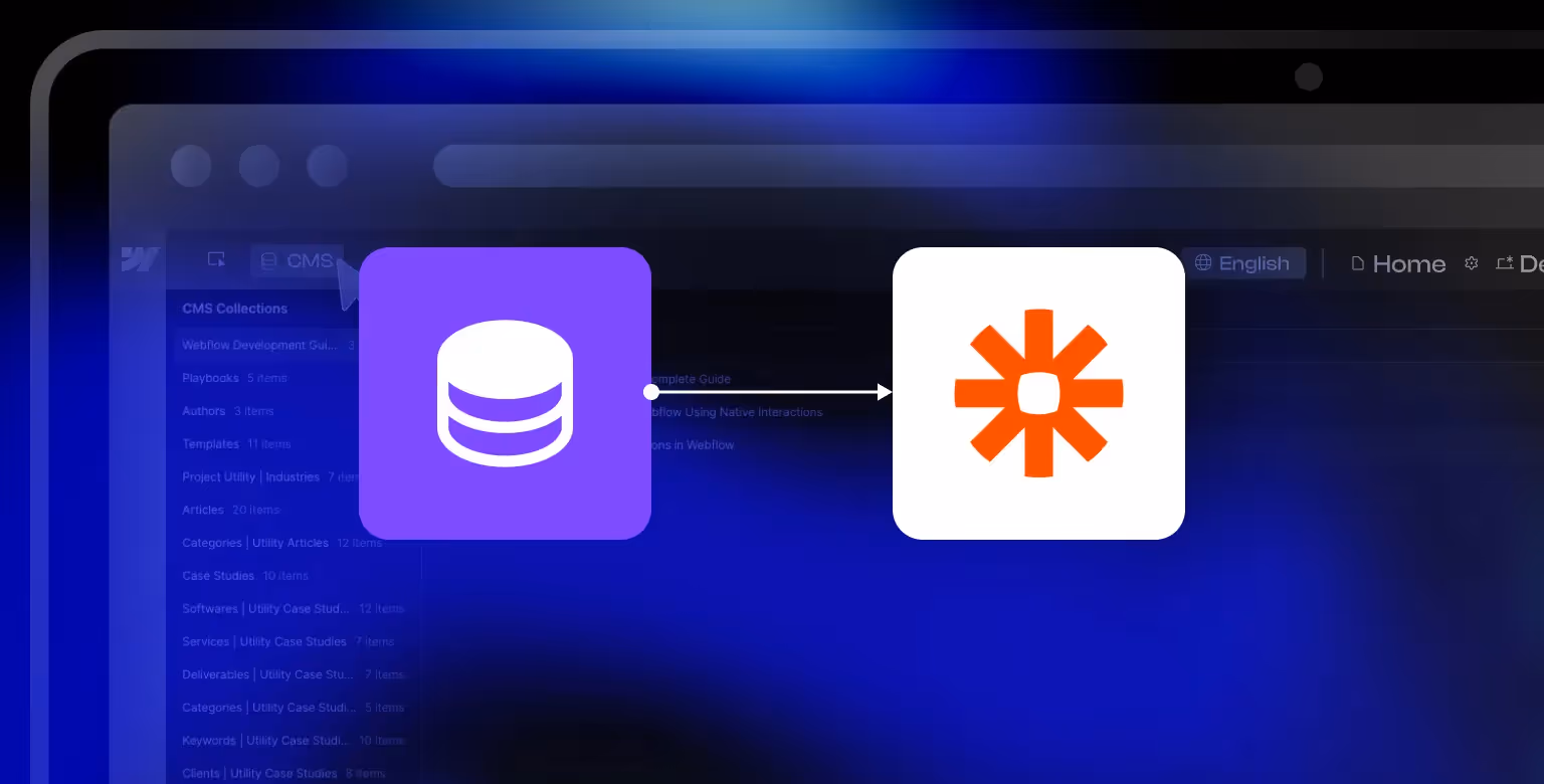 Webflow Zapier Integration: CMS Content Automation