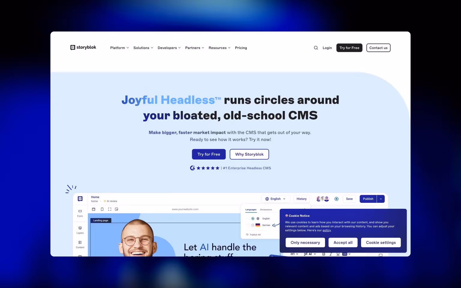 Drupal Alternative #6: Storyblok