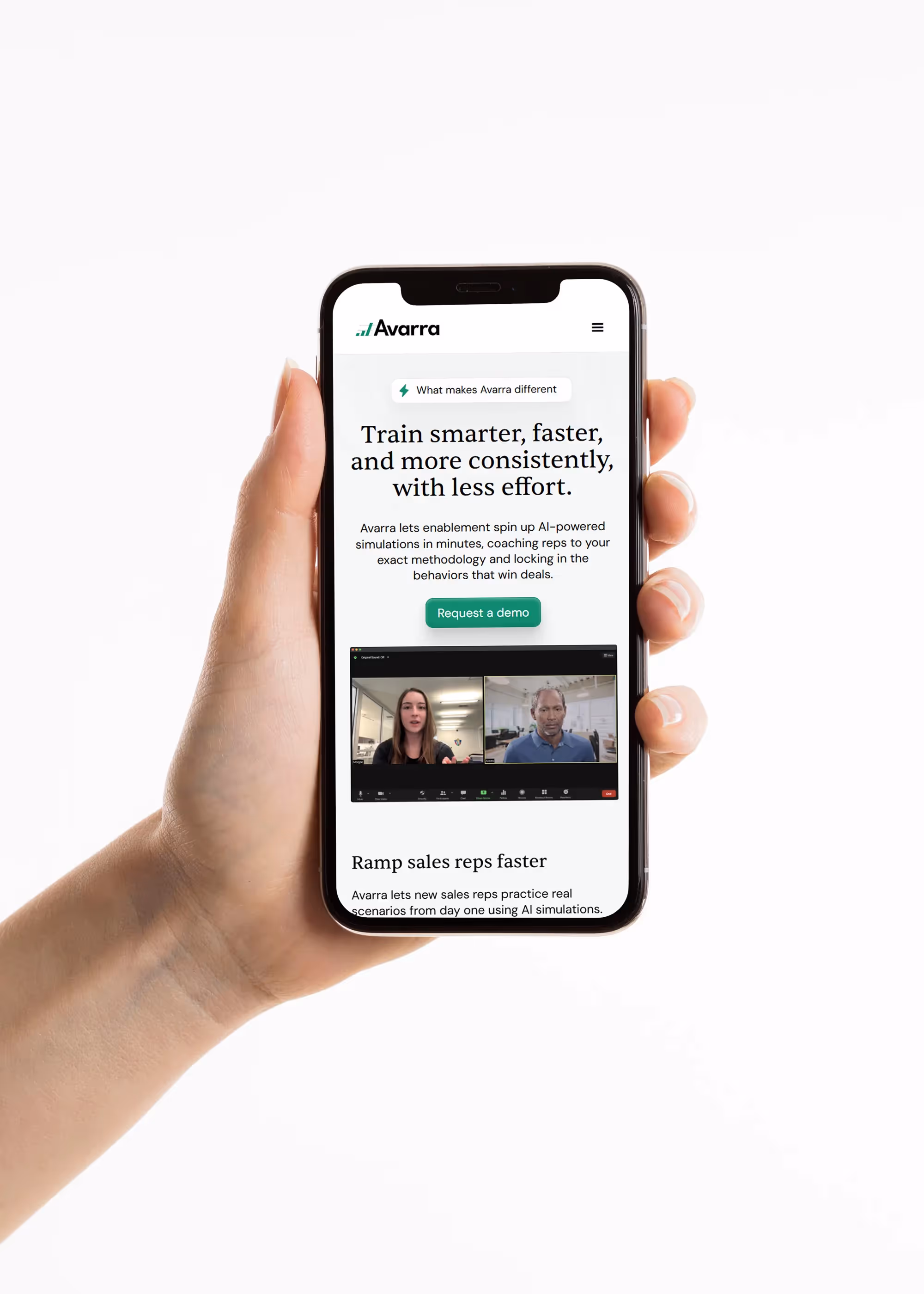 Avarra.ai Mobile Responsive Version