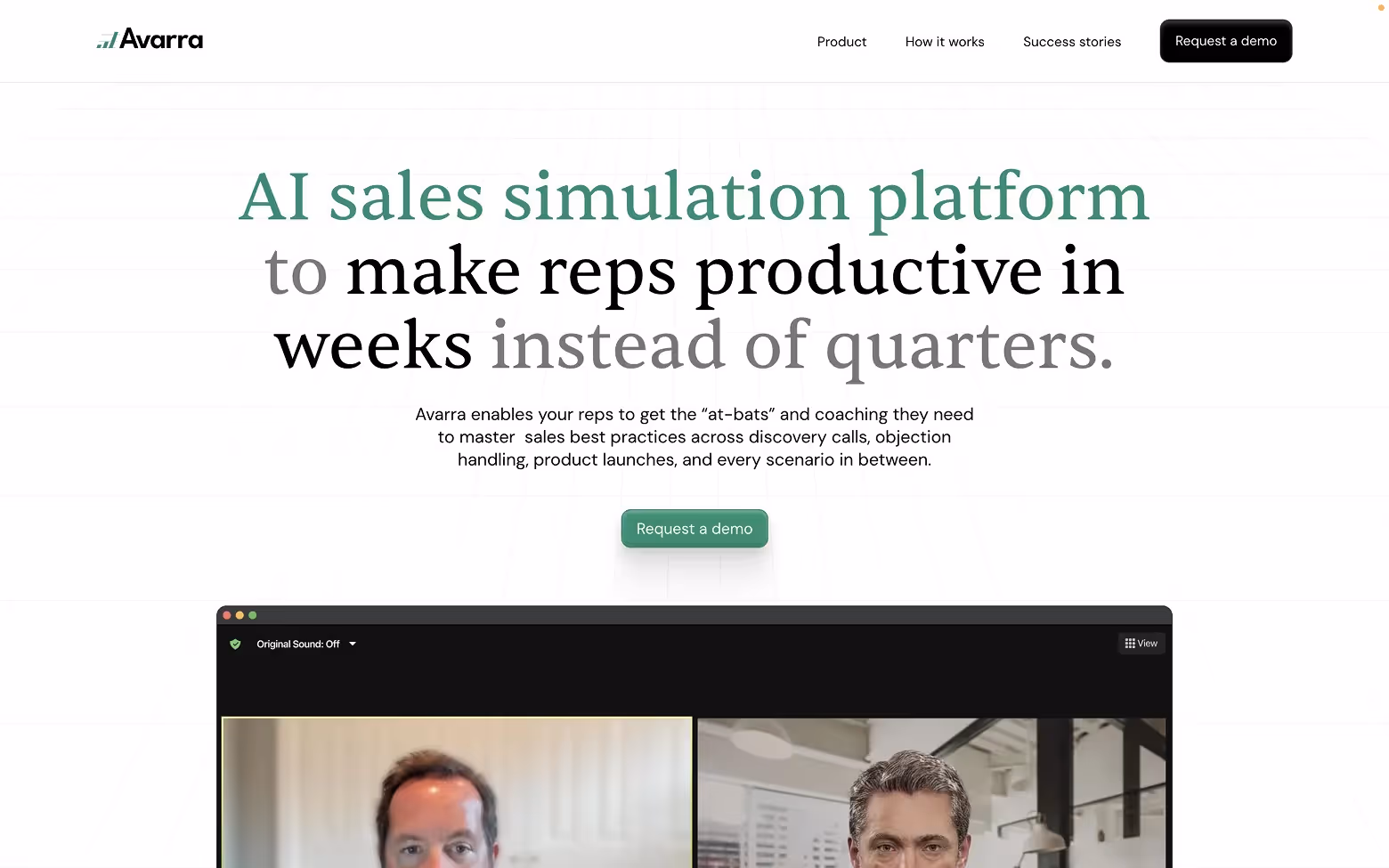 AI Website Example 3: Avarra.ai