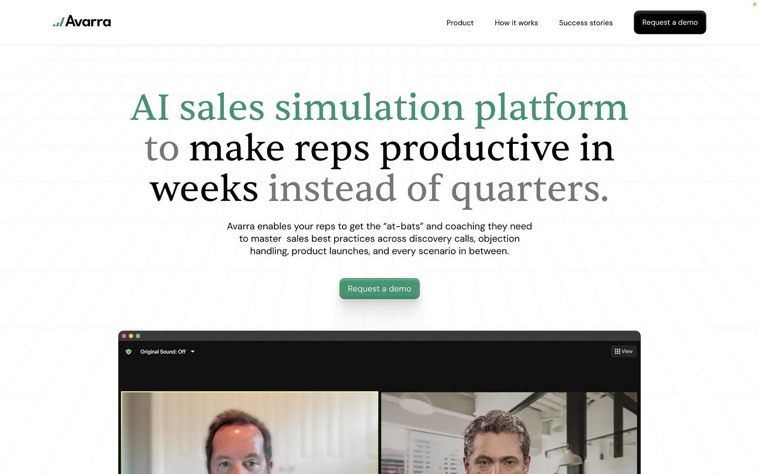 AI Website Example 3: Avarra.ai