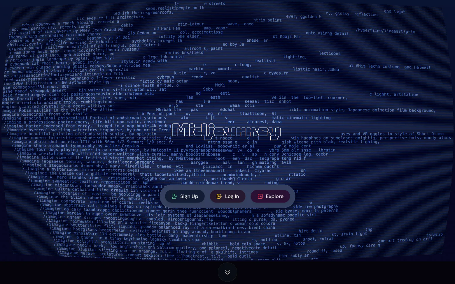 AI Website Example 16: Midjourney.com