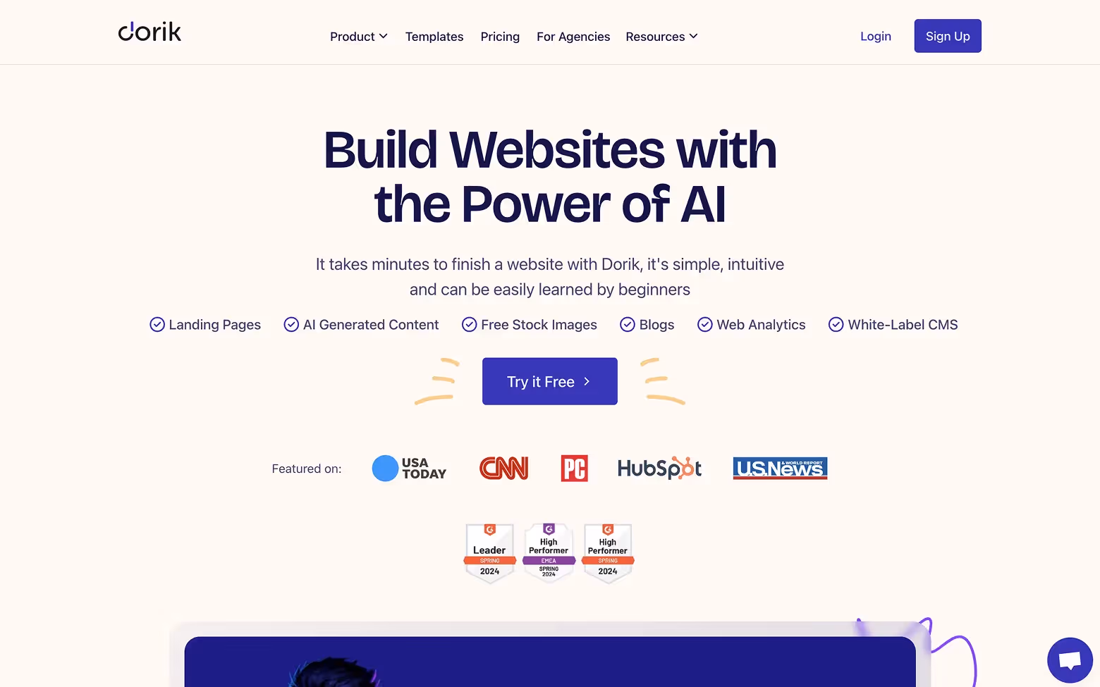 AI Website Example 22: Dori