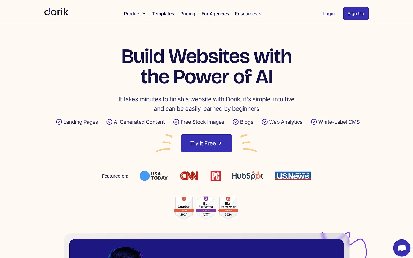 AI Website Example 22: Dori