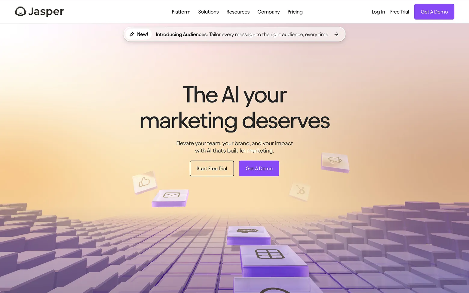AI Website Example 30: Jasper.ai