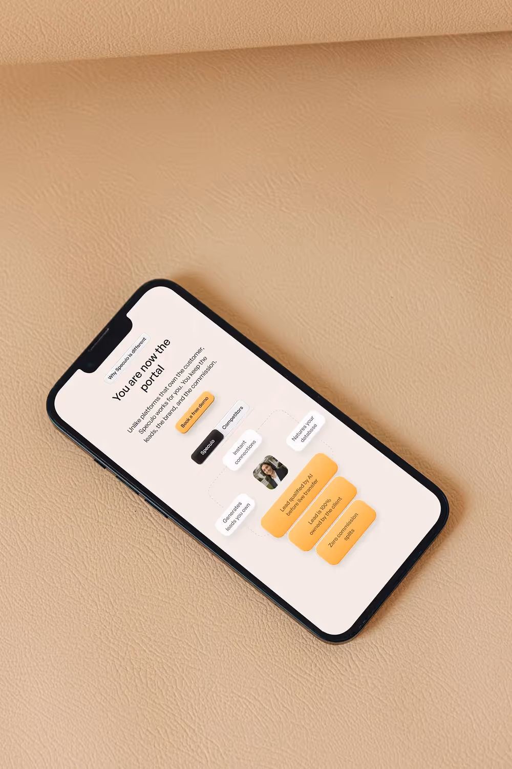 Speculo.ai vs competitors mobile responsive view