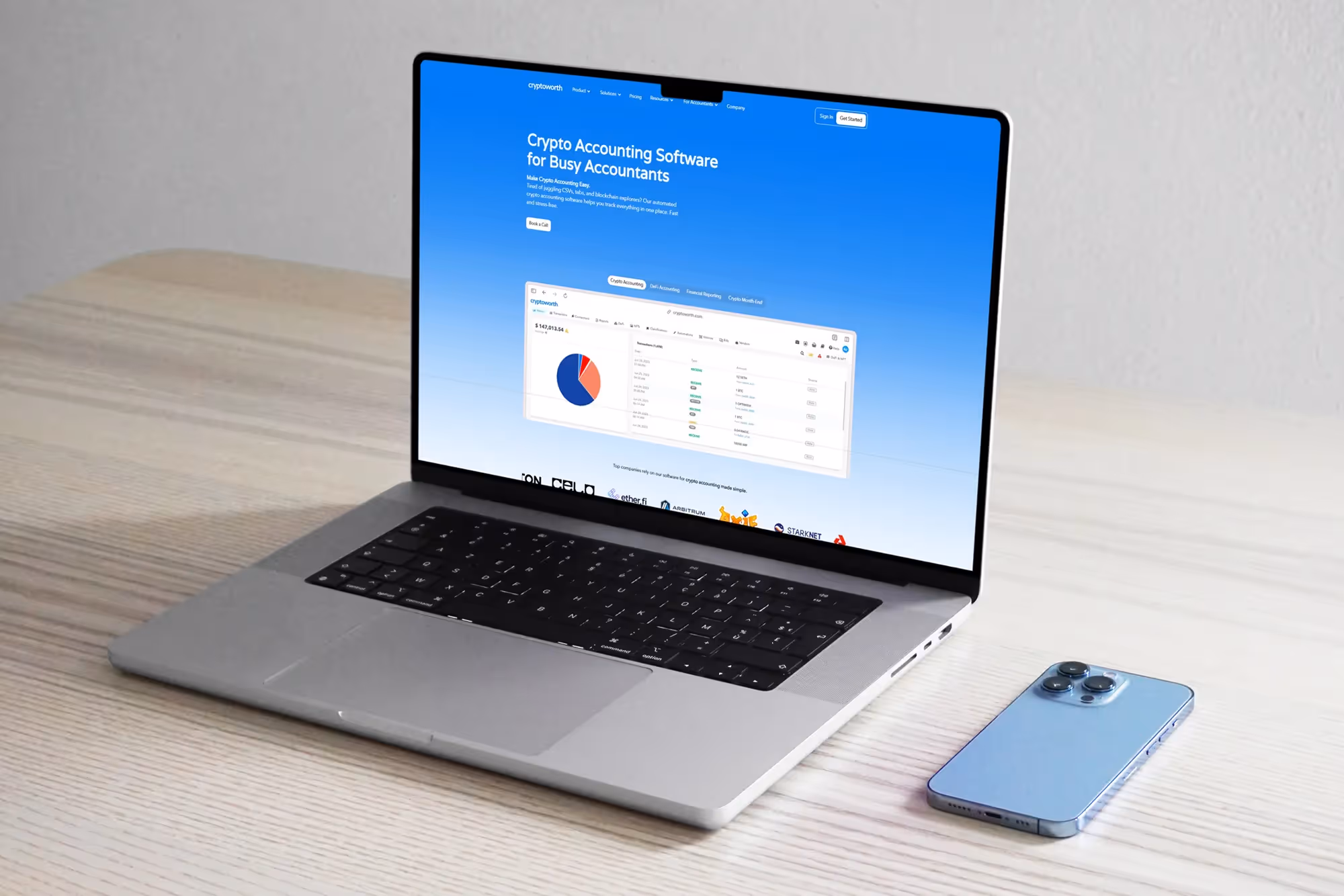 Cryptoworth Homepage Visibility