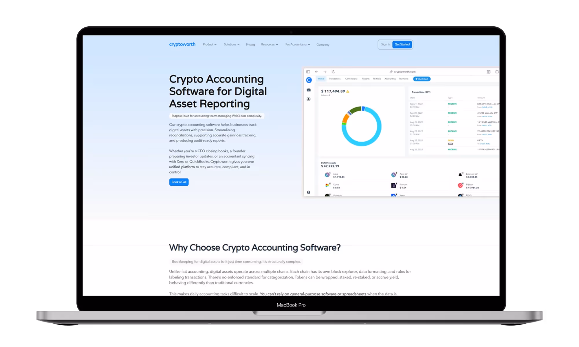 Cryptoworth Website