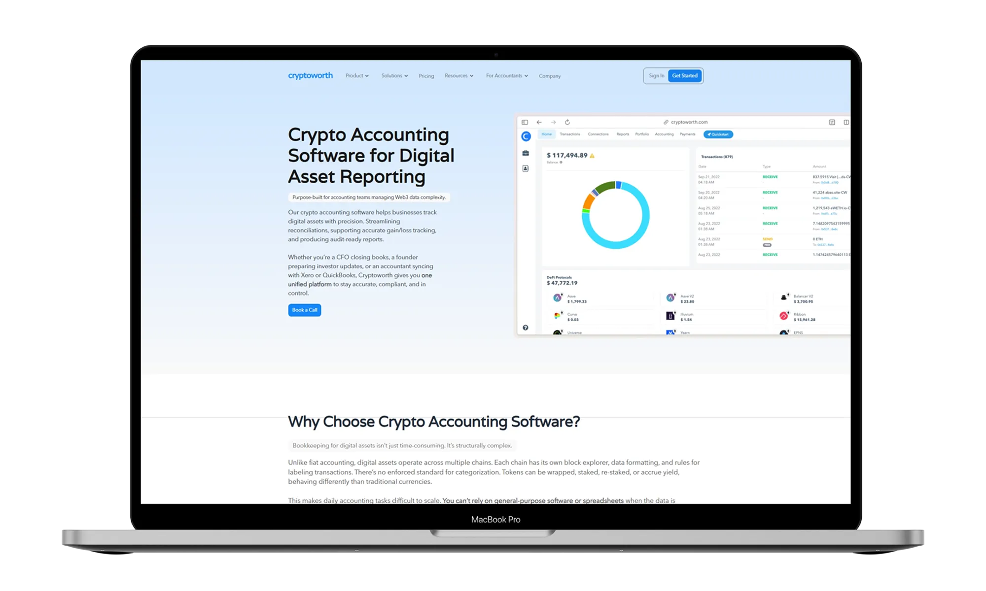 Cryptoworth Website