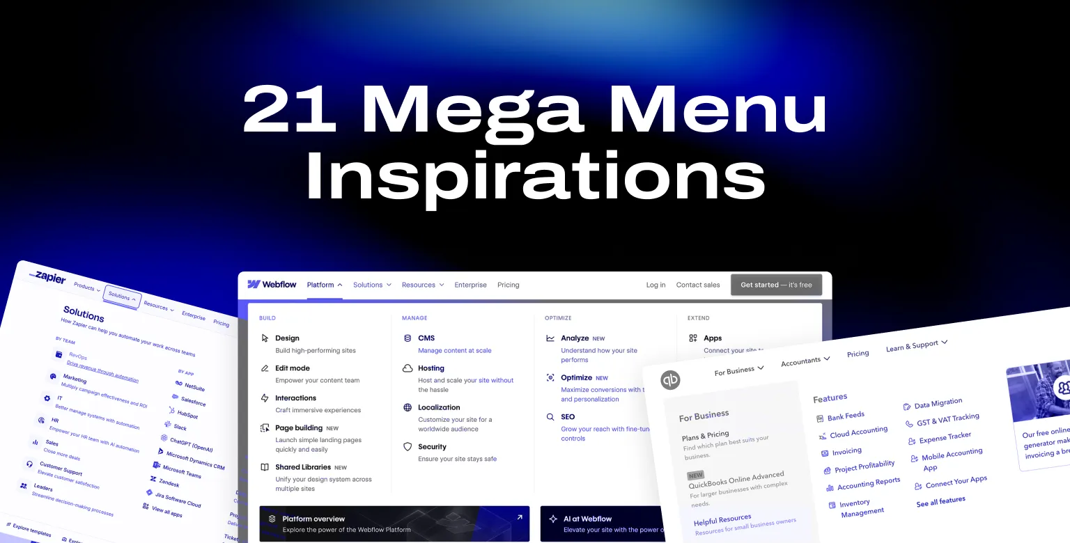 21 Inspiring Mega Menu Examples for Modern Websites