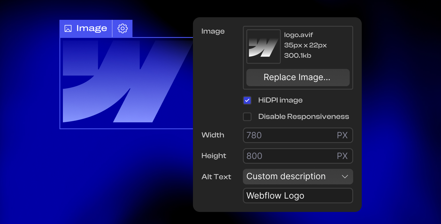 Adding Alt Text to Images in Webflow