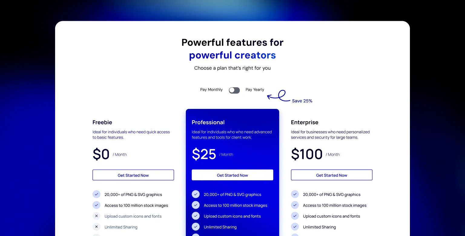 23 Best Pricing Page Examples to Inspire Your Design (2025)