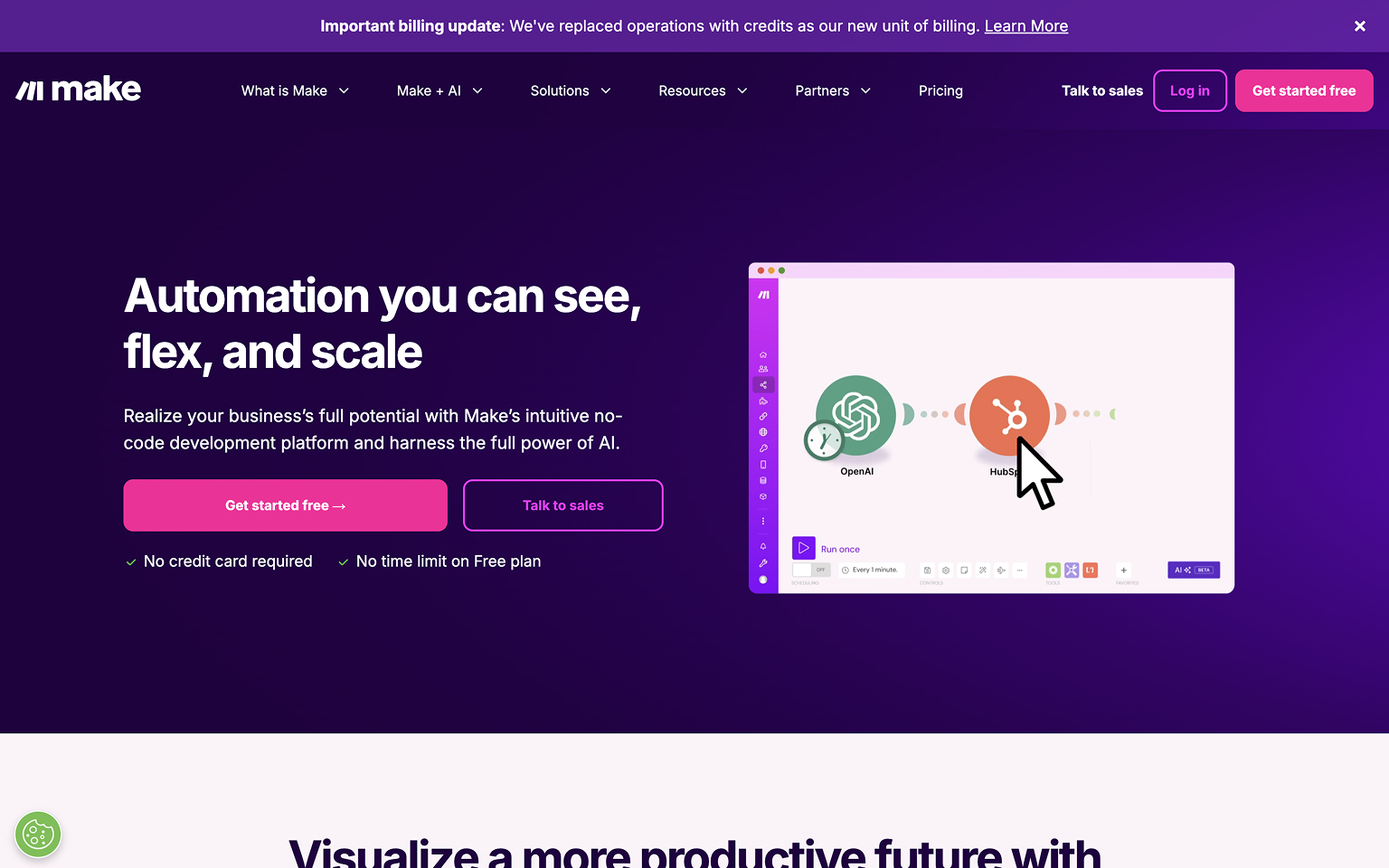 Make.com Automation Tool Website
