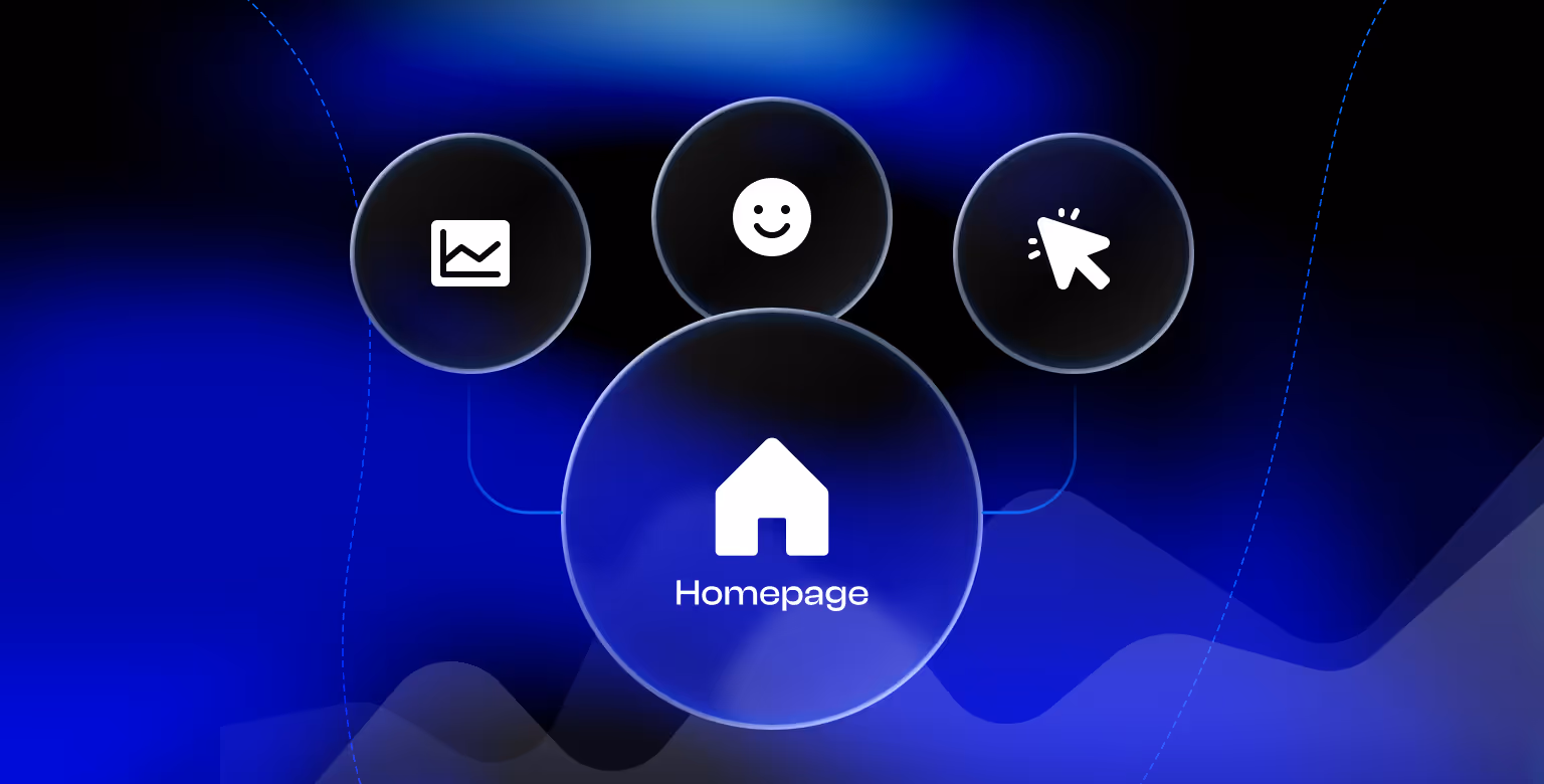 When to use a home page