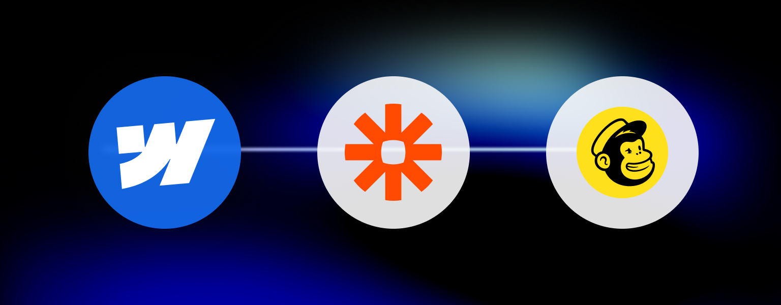 Webflow Mailchimp integration through Zapier