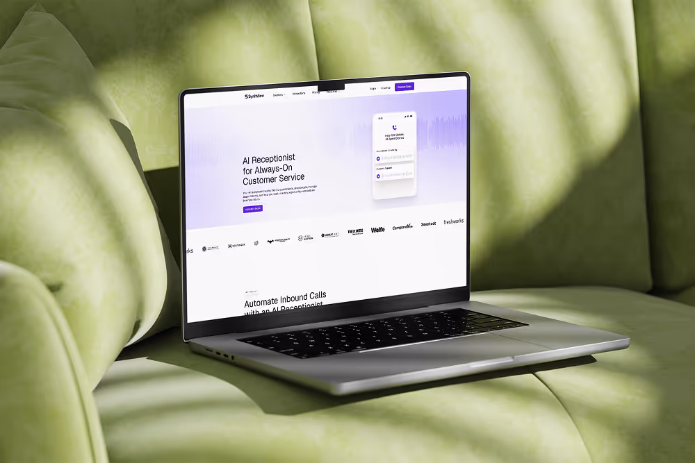 Synthflow AI receptionist