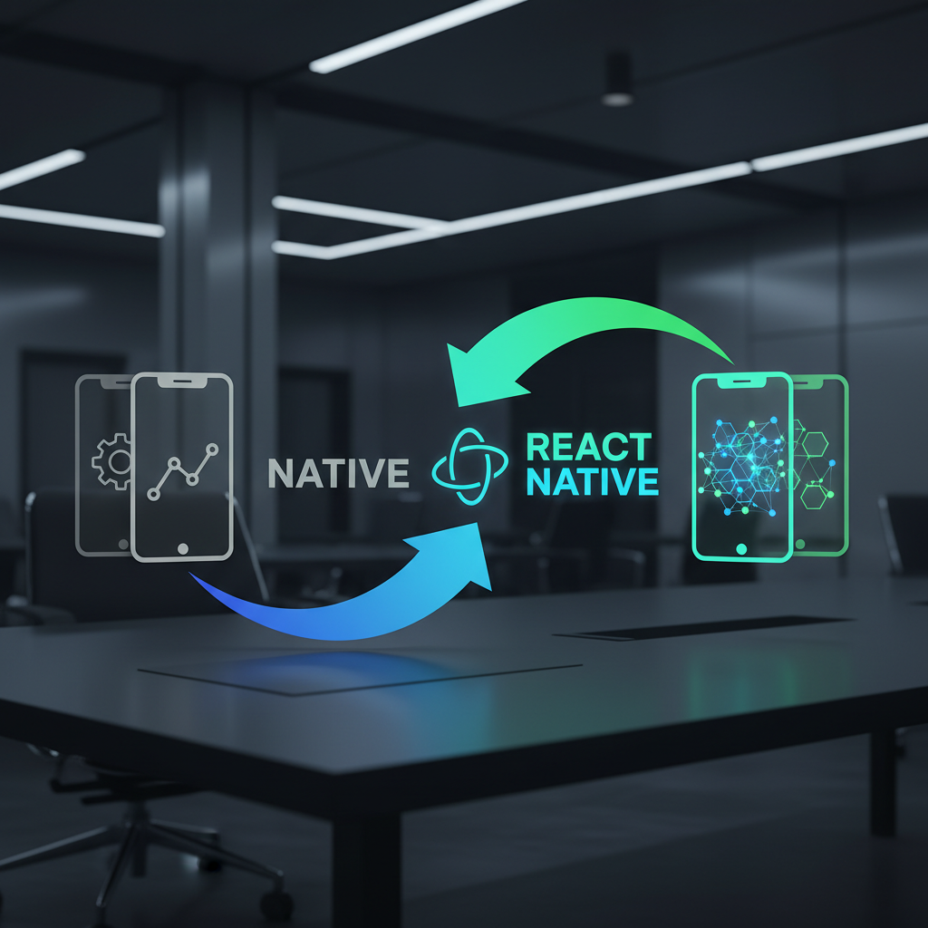 AI generated image for How to migrate from native to React Native?
