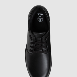 Alpha Bella 3 Junior Girls School Shoes Black