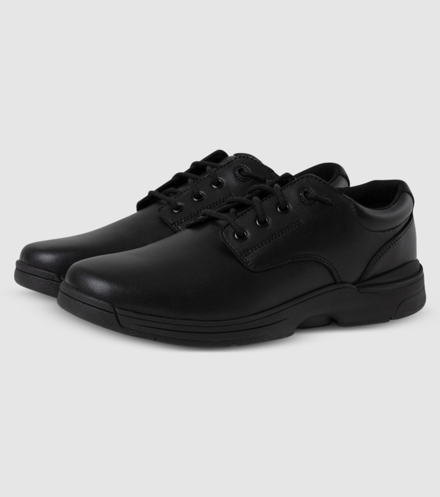 Alpha Captain Senior (2E Wide) Boys School Shoes