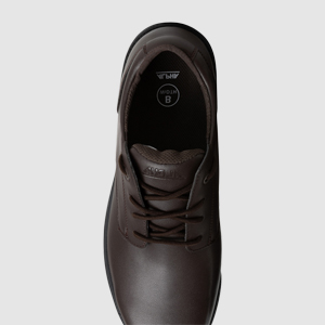 Alpha Dux Senior Girls School Shoes Brown