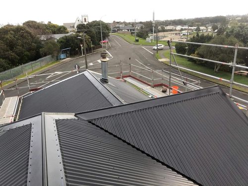 Ebony Colorsteel replacement roof by JJ Roofing