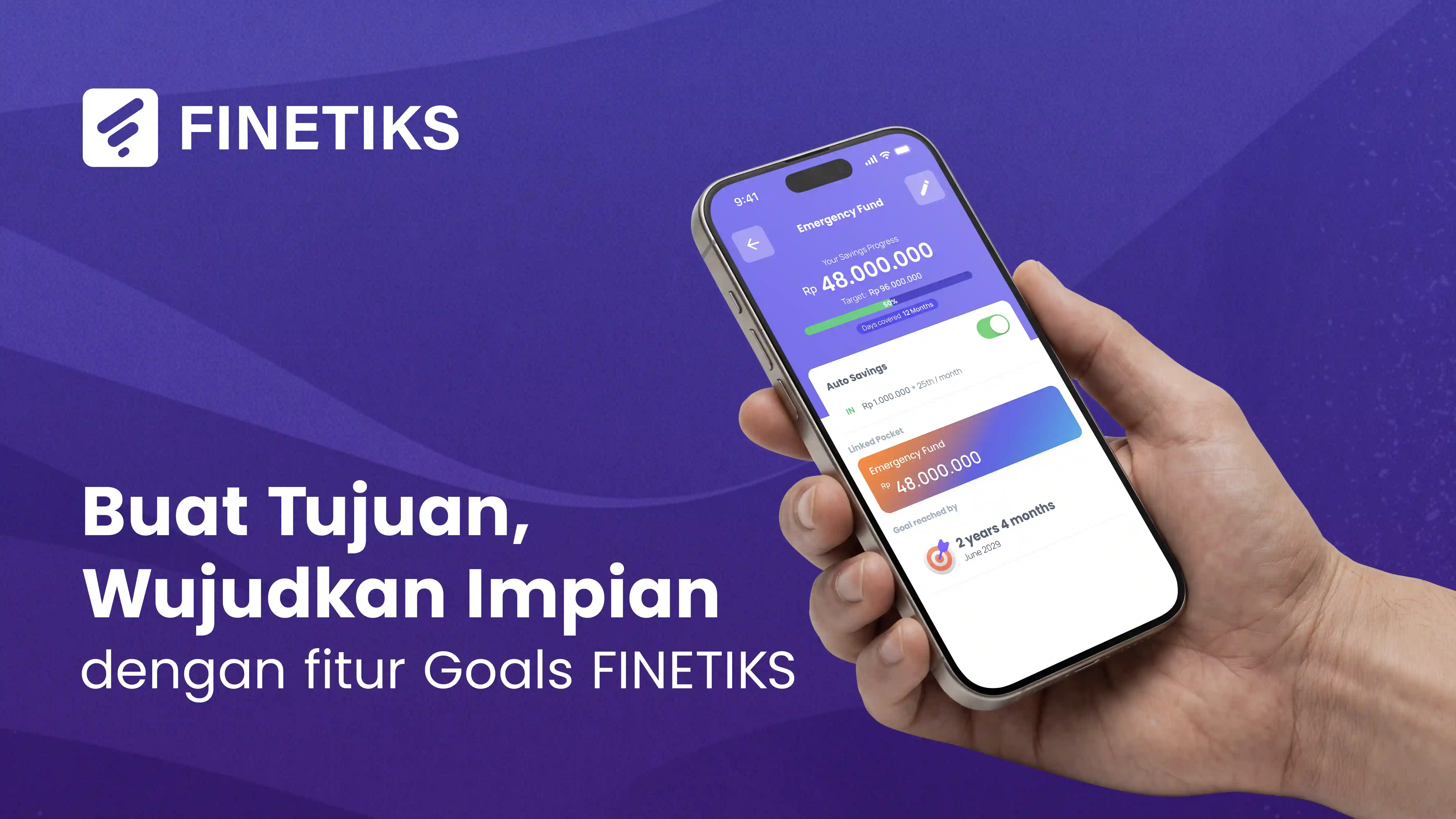 Cara Realistis Wujudkan Target Keuangan Sekaligus Pakai Fitur Goals FINETIKS
