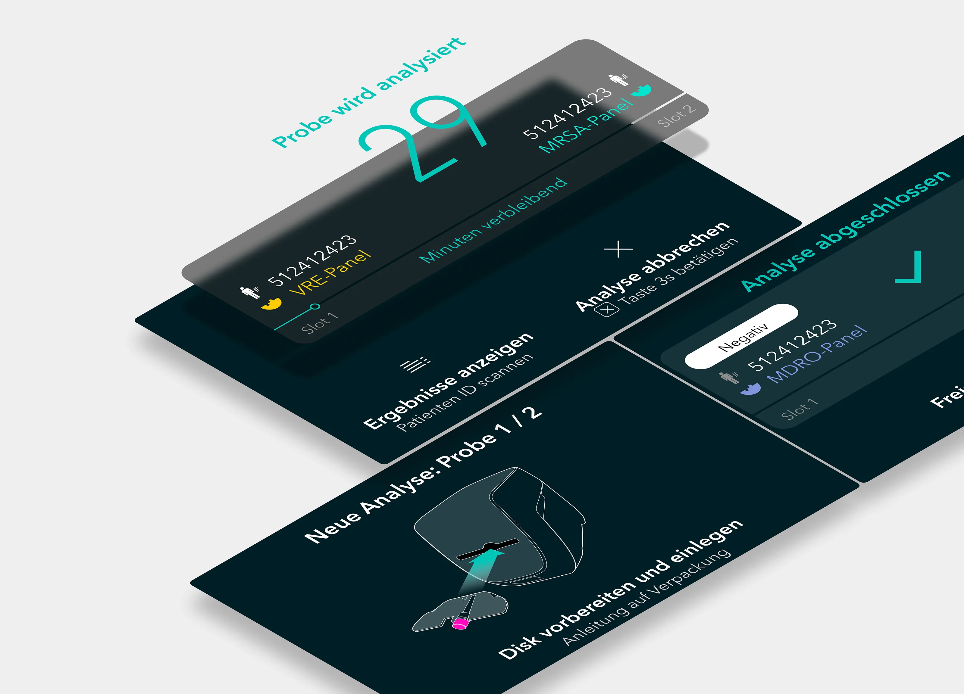 GUI - sample is analyzed