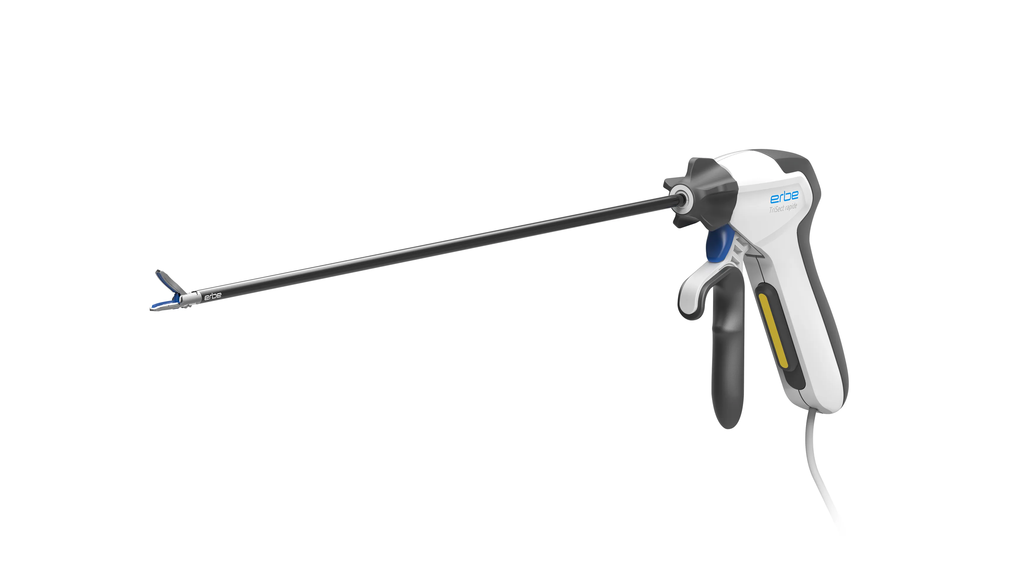 Laparoscopic instrument for holding, cutting and coagulation