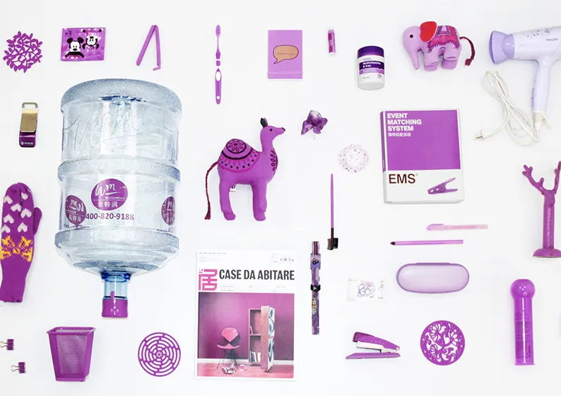 radiant orchid in WILDDESIGN office Shanghai