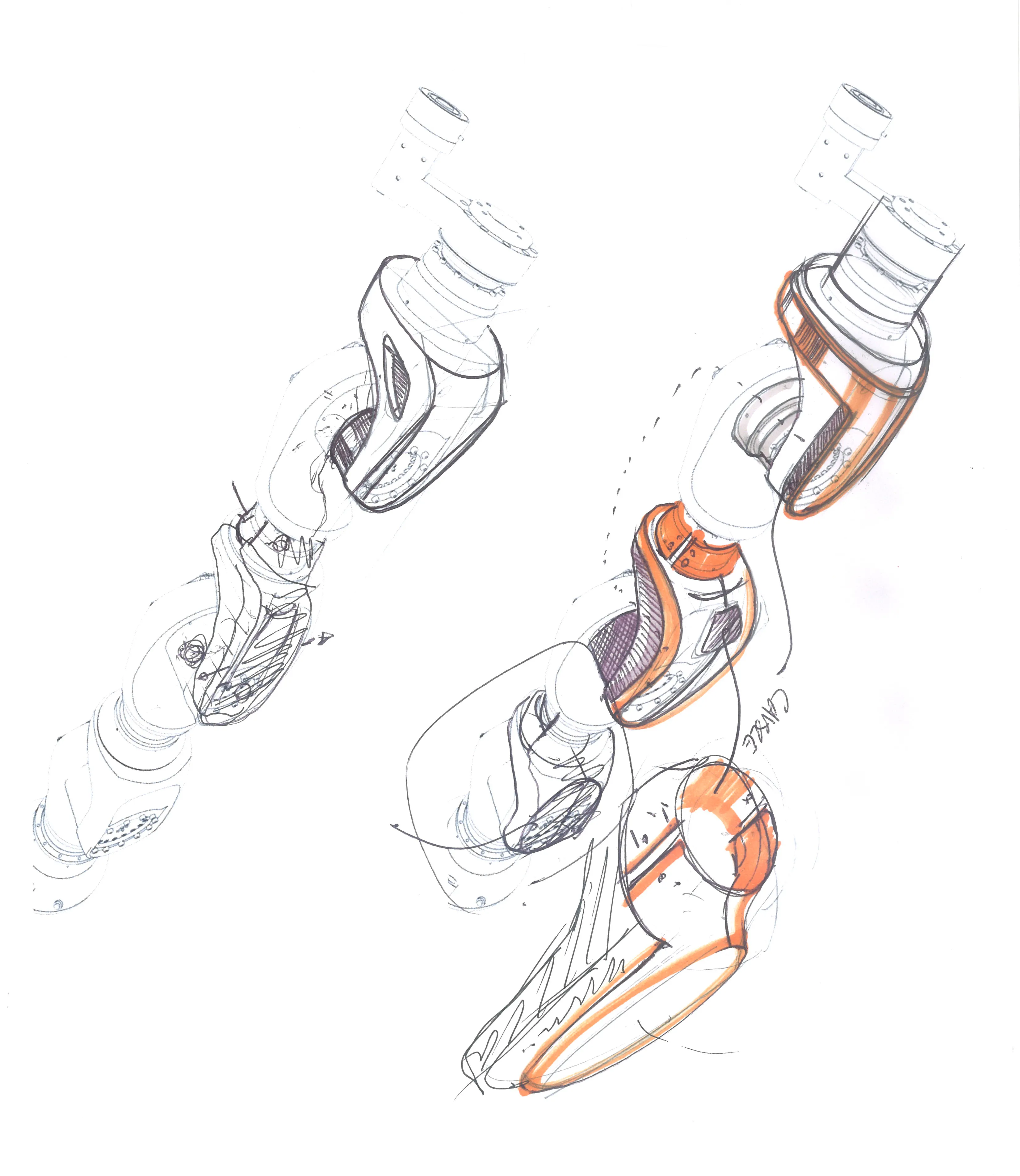Sketches 7-Achsen-Roboterarm
