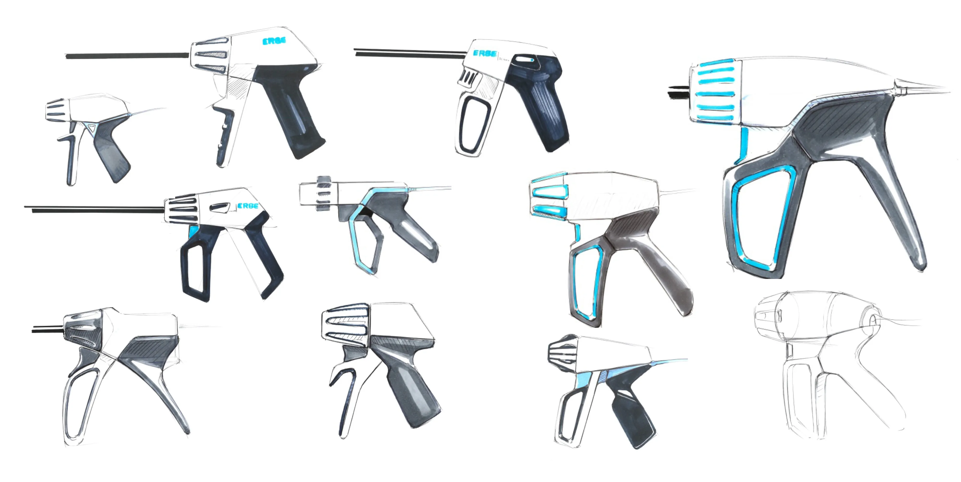 Product design sketches