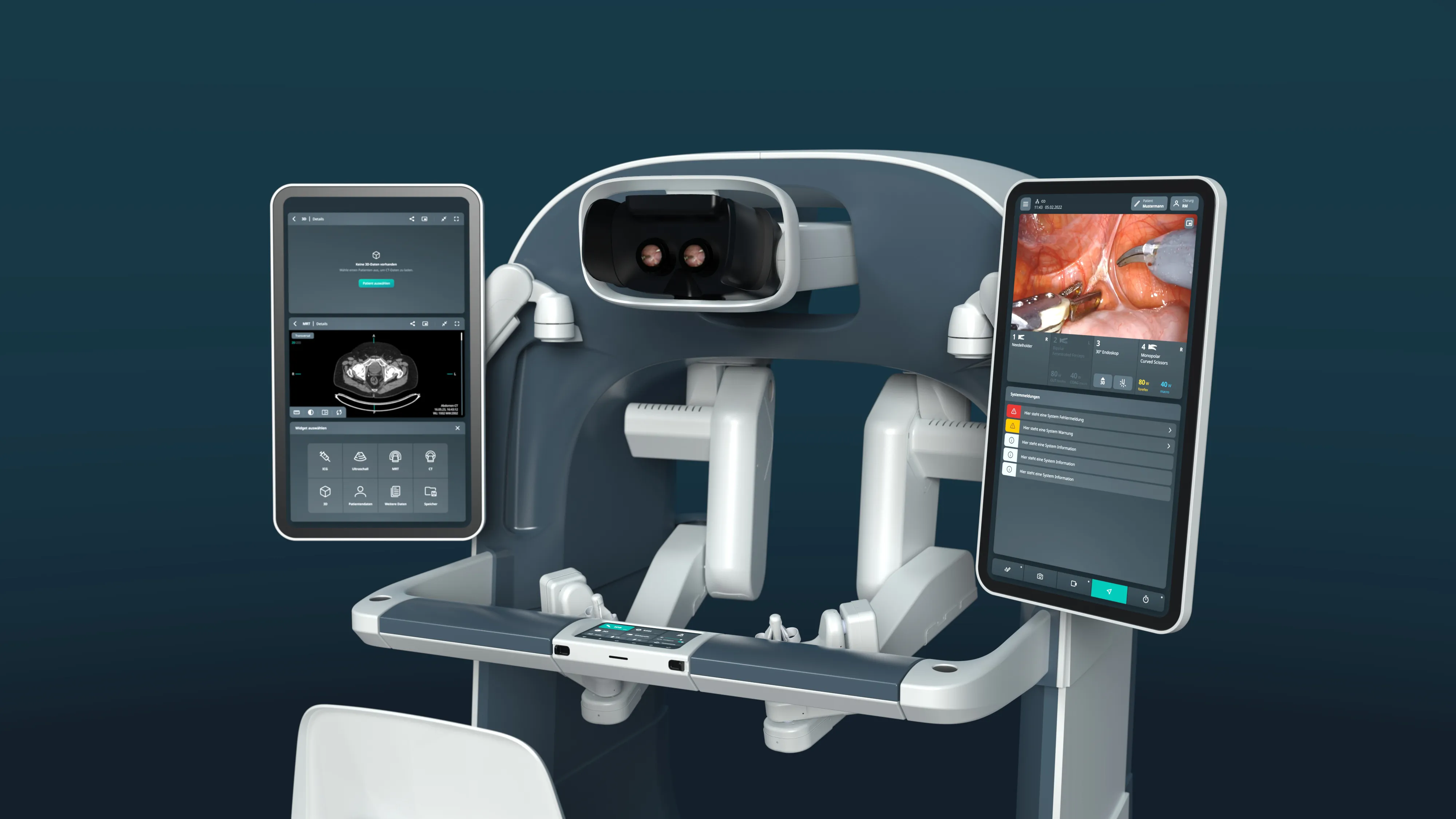 Control-Unit: Ergonomie für lange Operationen