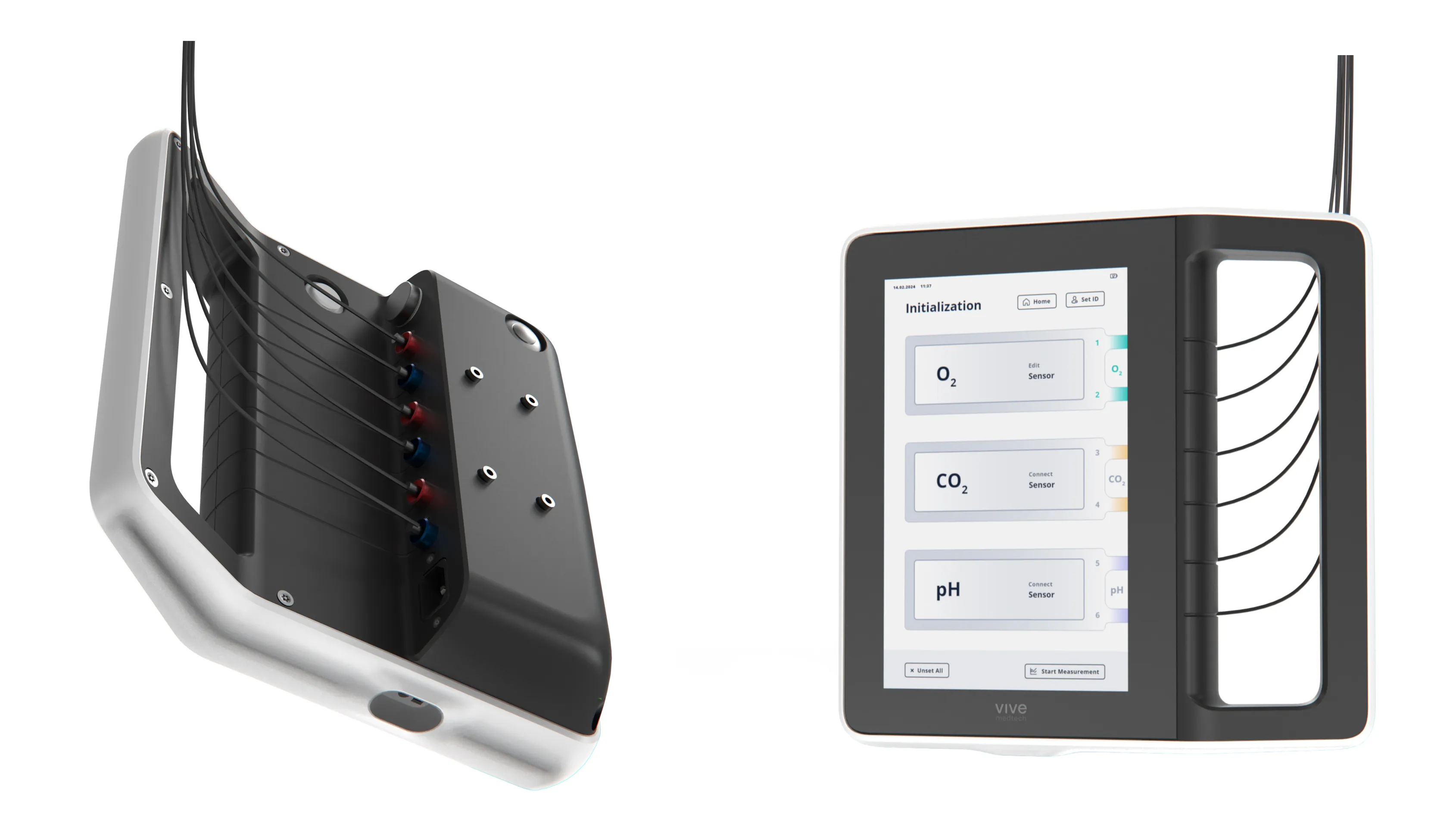 Innovative and intuitive blood gas monitoring device