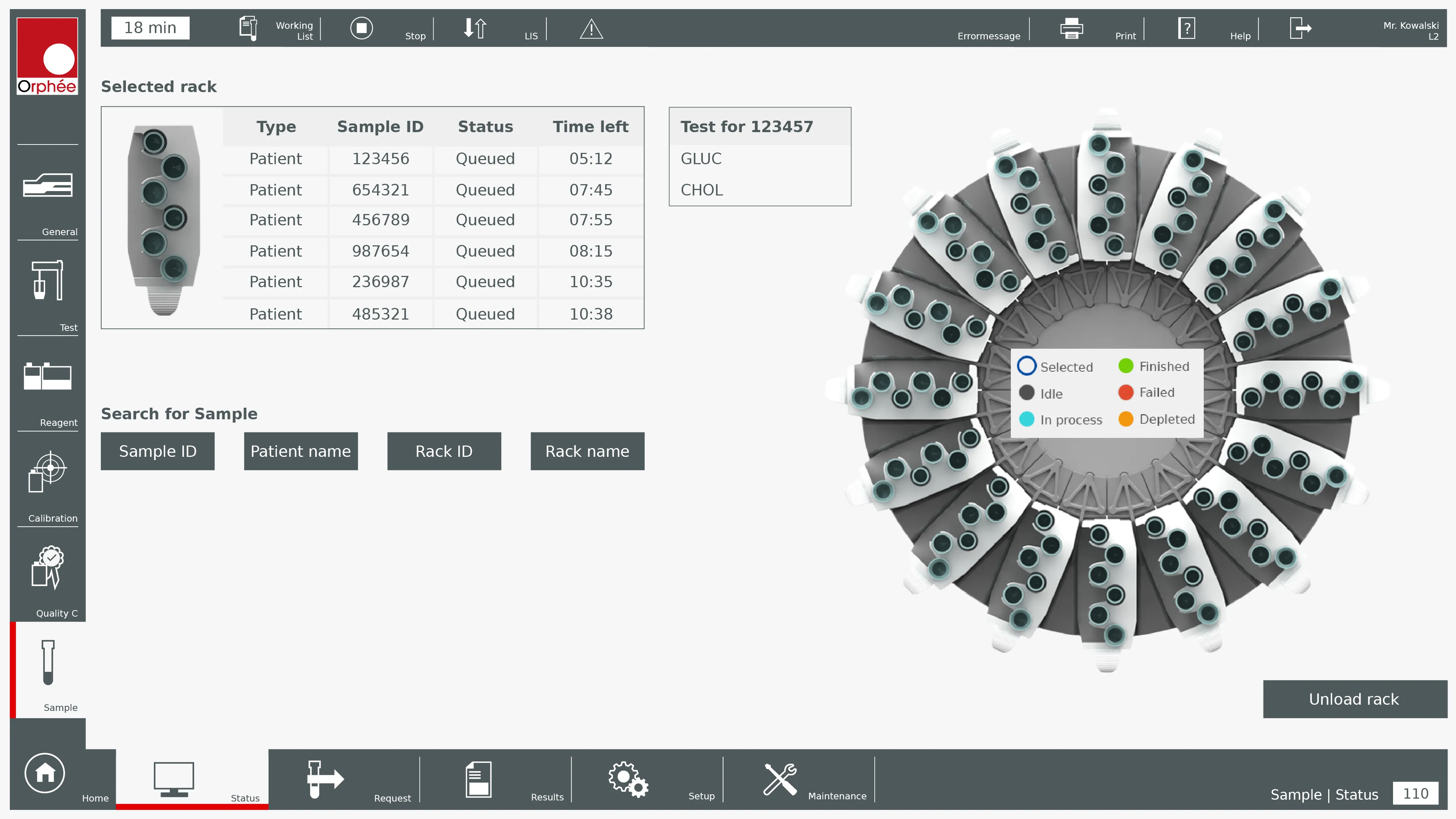 GUI - Sample Screen