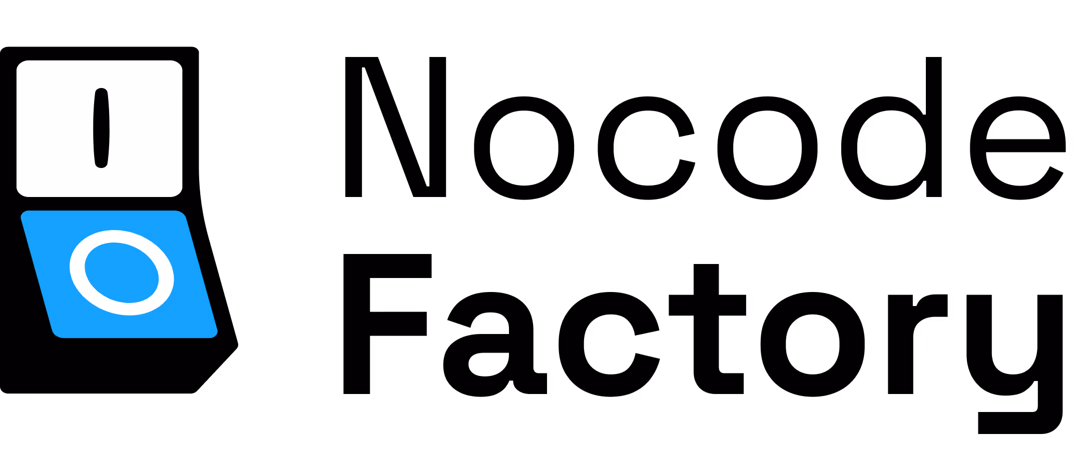 Logo de Nocode Factory, agence partenaire de SHUNPO pour la création de sites et l'élaboration de maquettes No-Code.