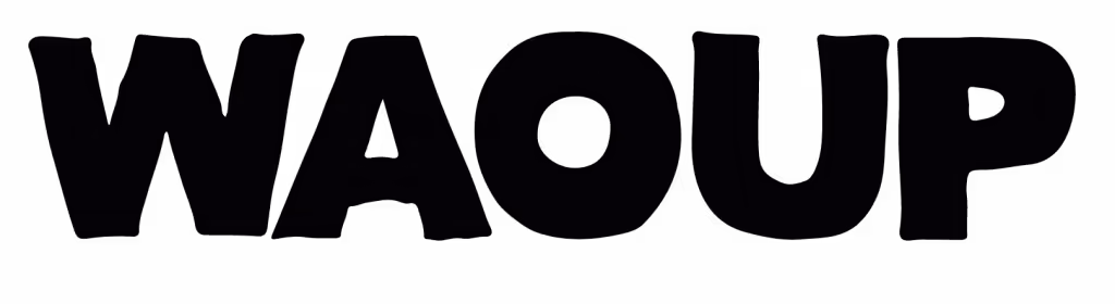 Logo de WAOUP qui a fait appel à l'agence LowCode SHUNPO pour refaire son site sous Webflow.