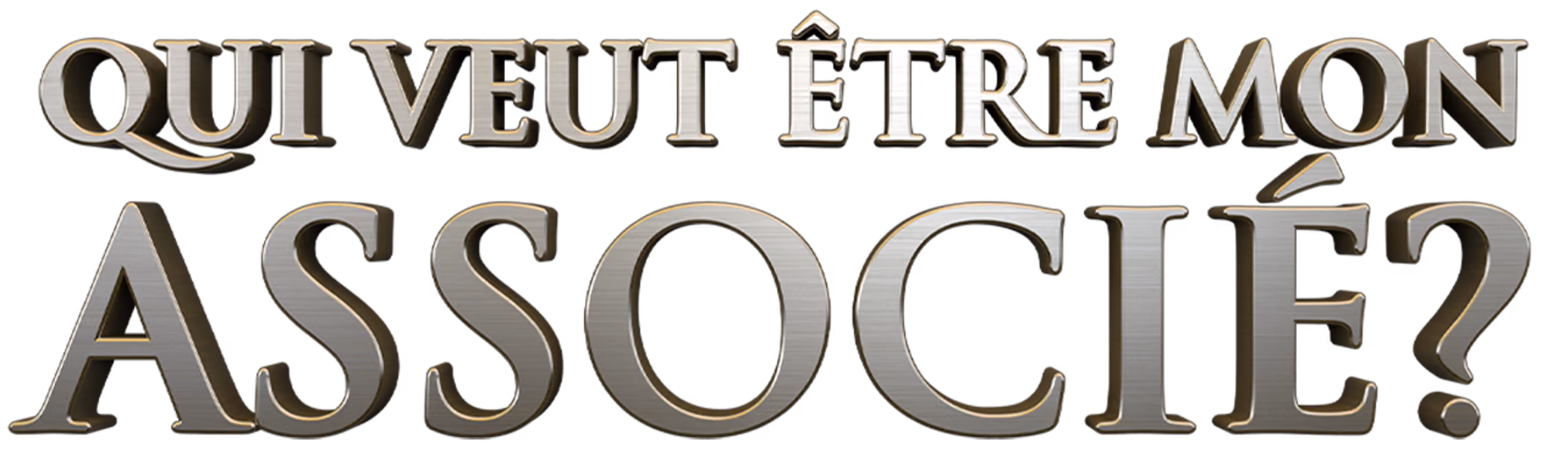 Logo de l'émission culte "Qui Veut Être Mon Associé ?" pour qui SHUNPO travaille à la création et l'engagement de la communauté QVEMA Amplify.