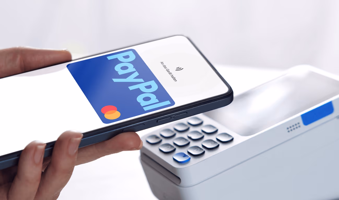 Paiement en sans contact avec Paypal.