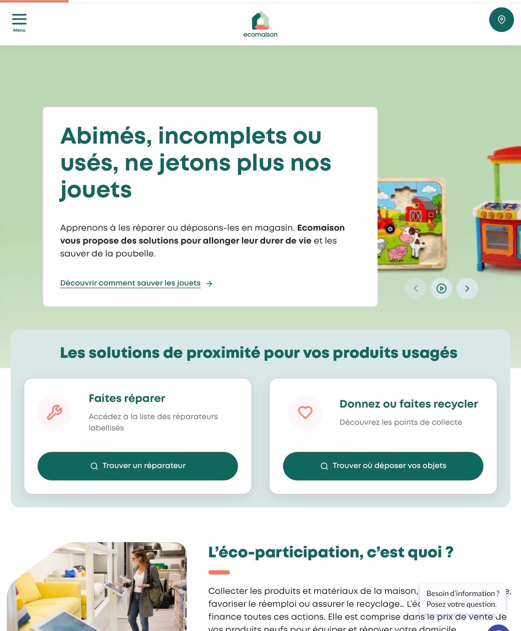 site de ecomaison.com