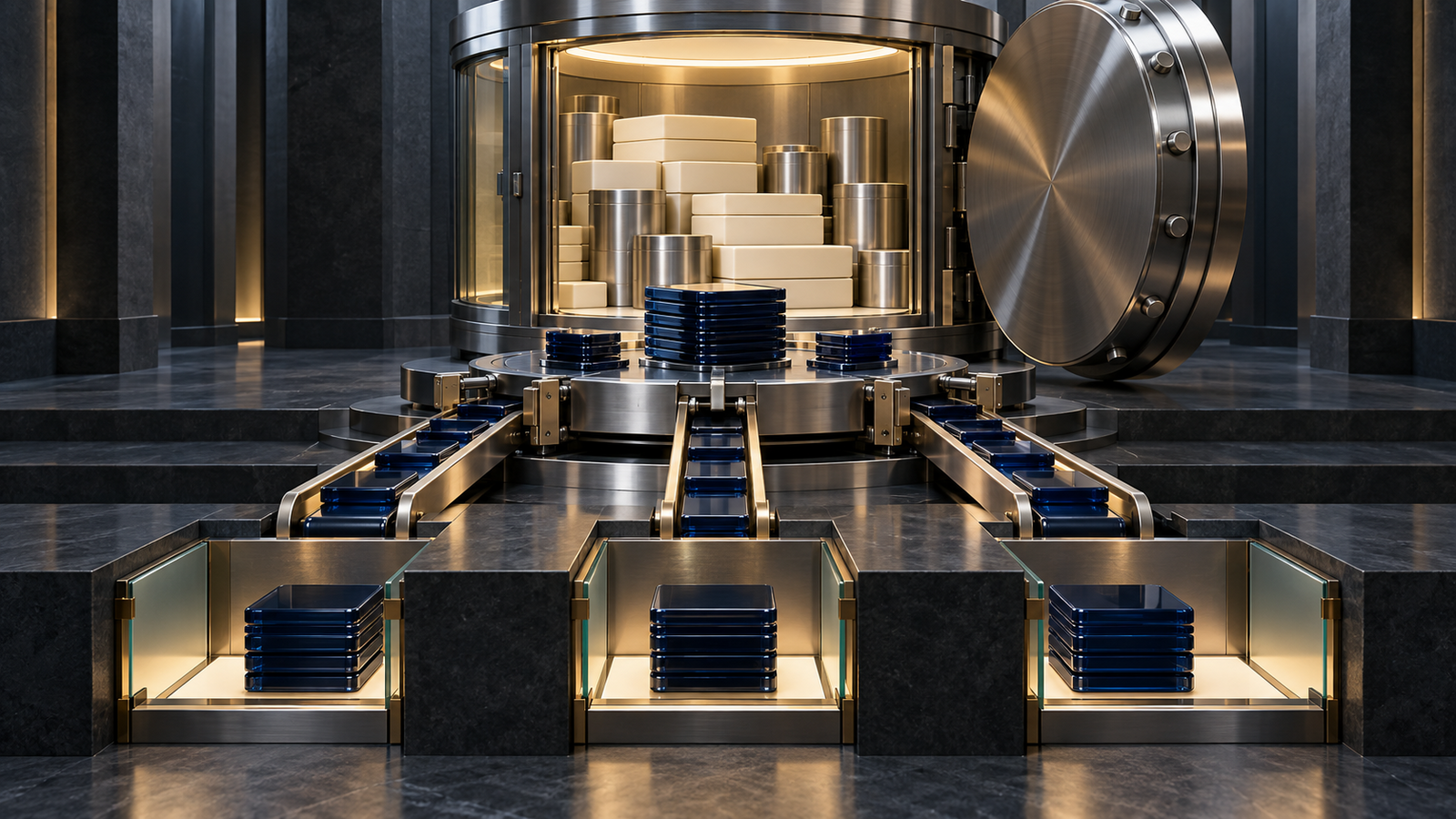 BlackRock’s tokenization model is fund-first: regulated fund shares, transfer-agent controls, approved wallets and digital settlement rails. This analysis explains what BUIDL changes—and what remains off-chain.