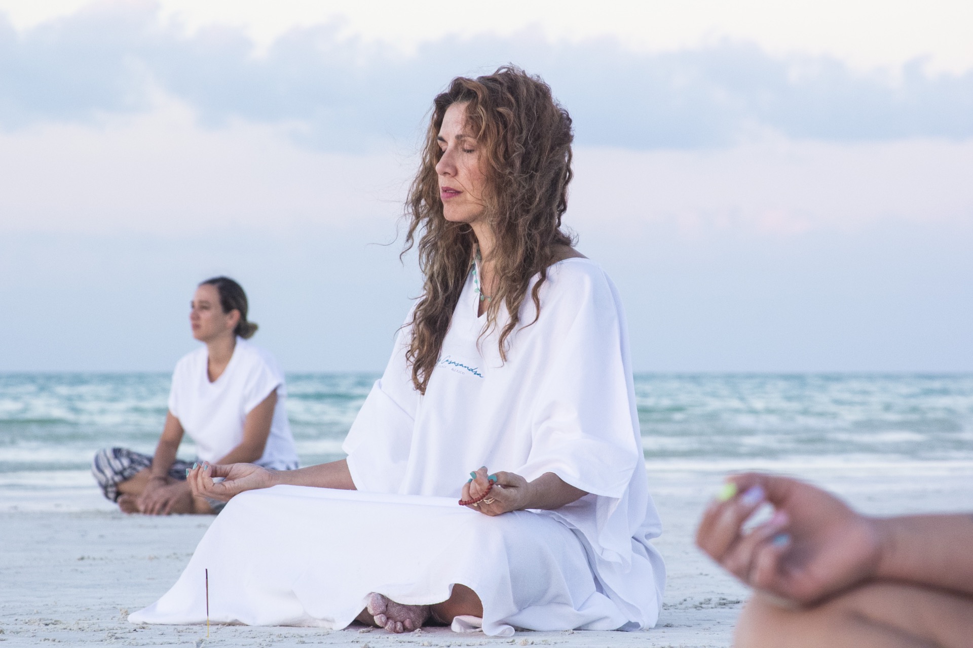 Sunset meditation in Holbox